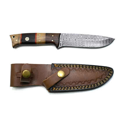 Hand forged knife, Damascus knife, Hand forged Damascus, Hand made hunting knife, Camping knife Td-192