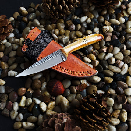 Carbon Steel Neck Knife TC-36