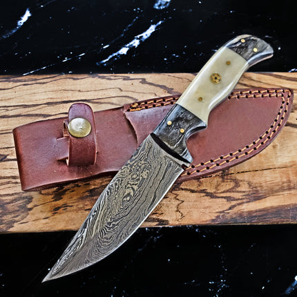 Damascus Steel Hunting Knife TD-170