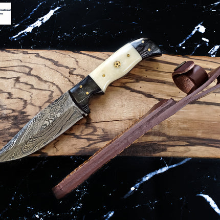 Damascus Steel Hunting Knife TD-170