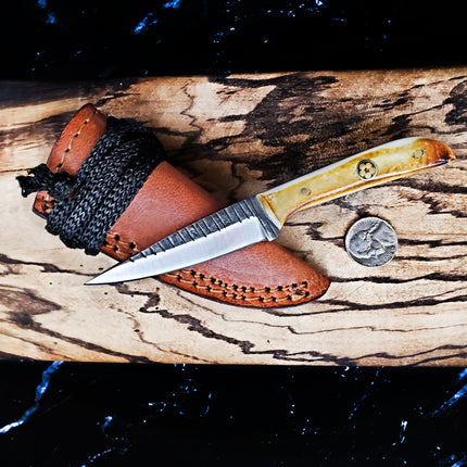 Carbon Steel Neck Knife TC-36