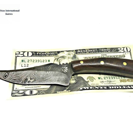 Damascus Hunting Knife, Sharp Finger TD-212