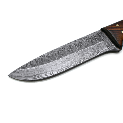 Hand forged knife, Damascus knife, Hand forged Damascus, Hand made hunting knife, Camping knife Td-192
