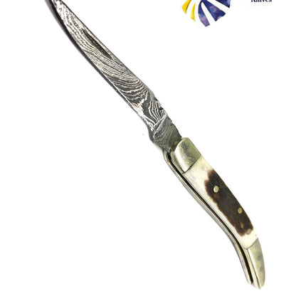 Damascus Toothpick Style Blade TF-11