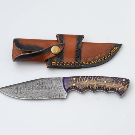 Ironfang – Damascus Hunter Knife - TK-457