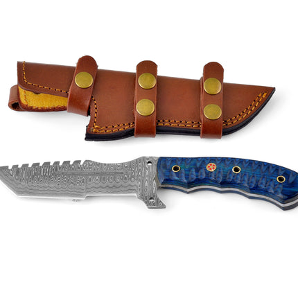 Blue Vanguard Damascus Tracker Edition TK-065