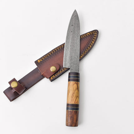 Damasucs Santoku knife/ Kitchen Knife / 302