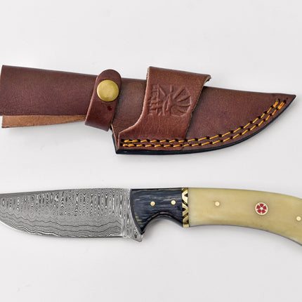 DAMASCUS STEEL HUNTING KNIFE TD-172