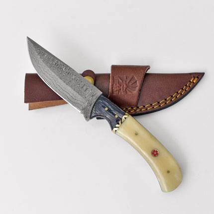 DAMASCUS STEEL HUNTING KNIFE TD-172
