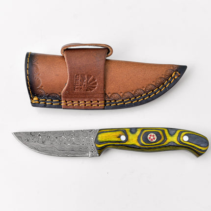 Custom Pointer- Damascus knife/ Sharp point/ Hunting/ EDC