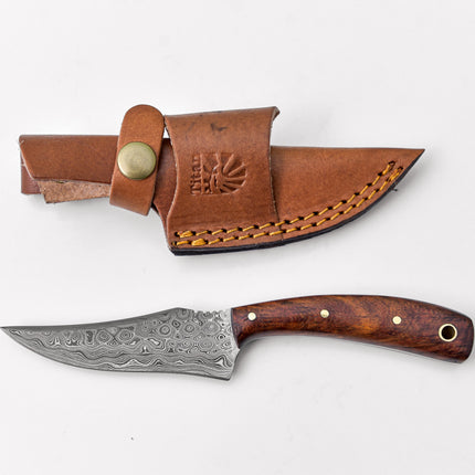 Damascus Hunting Knife, Sharp Finger TD-212