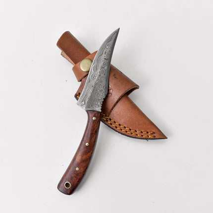 Damascus Hunting Knife, Sharp Finger TD-212