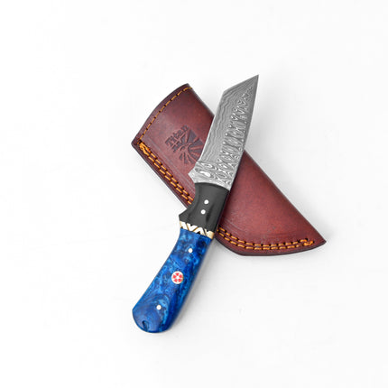 Midnight Fury Damascus Tanto Knife TK-125