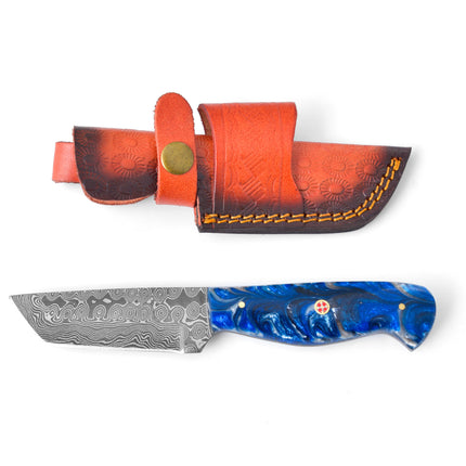 Damascus Utility Tanto blade - TK-081