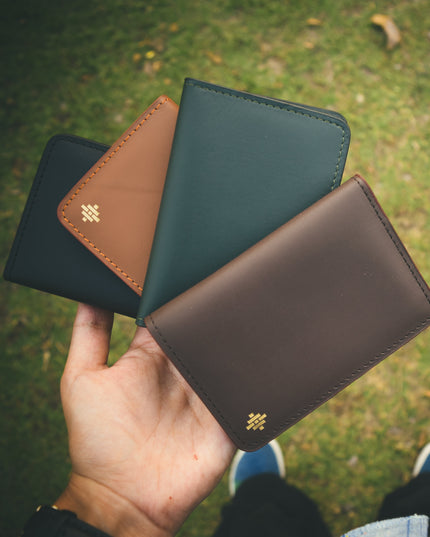 Slim Sleeved Leather Wallets