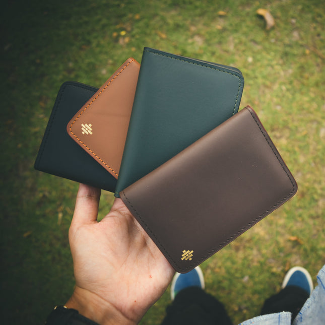 Slim Sleeved Leather Wallets