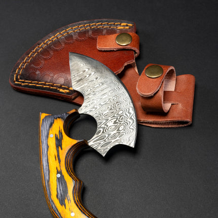 Custom Alaskan Ulu style blade, perfect for outdoors and indoor use TD-315