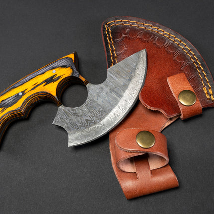 Custom Alaskan Ulu style blade, perfect for outdoors and indoor use TD-315