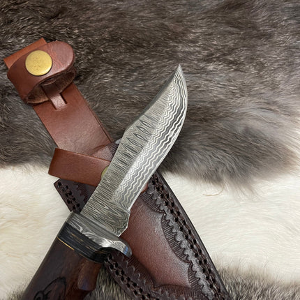 Grizzly Timberline Damascus Knife Damascus Knife TK-099  (Compact)