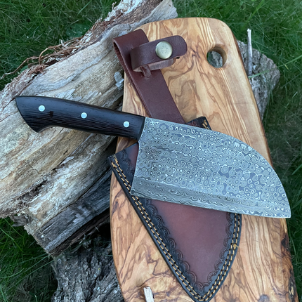 Damascus Steel Sheeptoe Cleaver TK-011