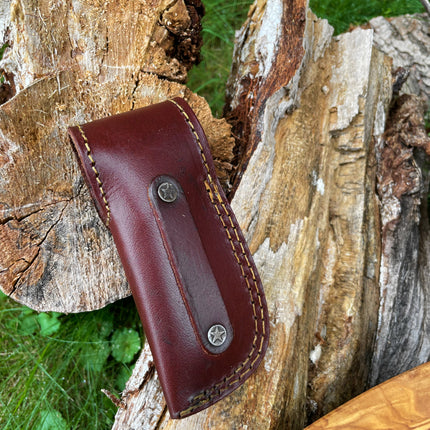 Damasucs Pocket Knife exquisite engraved bolster TF-015