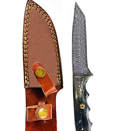 Cavalry - Damascus steel/ Tanto point/ EDC / Tactical blade TD-010-B