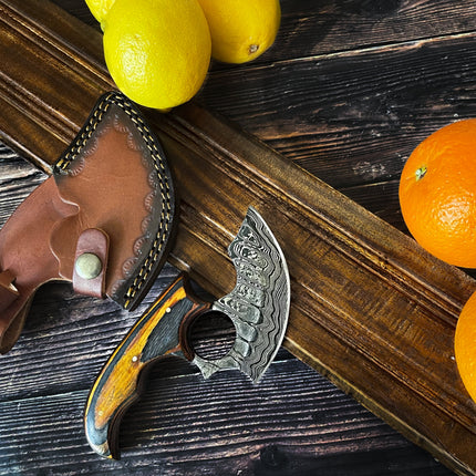 Custom Alaskan Ulu style blade, perfect for outdoors and indoor use TD-315