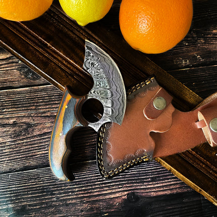 Custom Alaskan Ulu style blade, perfect for outdoors and indoor use TD-315