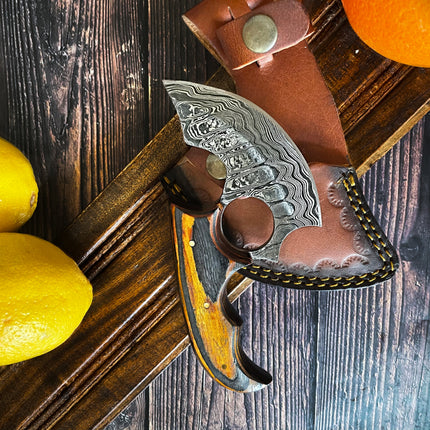 Custom Alaskan Ulu style blade, perfect for outdoors and indoor use TD-315