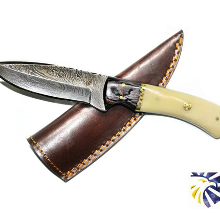 DAMASCUS STEEL HUNTING KNIFE TD-172