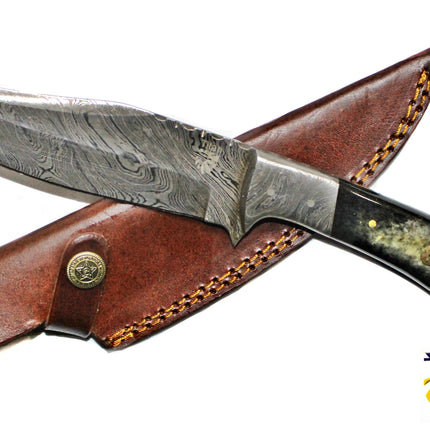 Hand Forged Damascus Knife, HUNTING KNIFE TD-193
