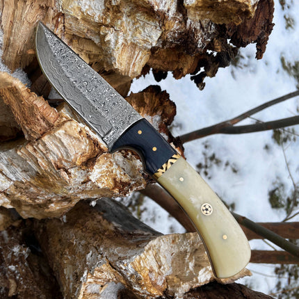 DAMASCUS STEEL HUNTING KNIFE TD-172