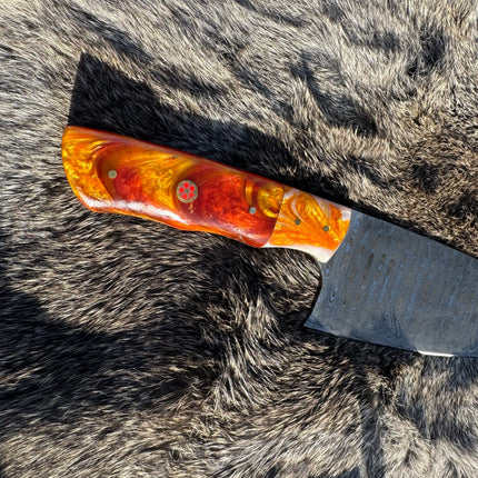 Damascus Steel Custom Chef Knife TK-104