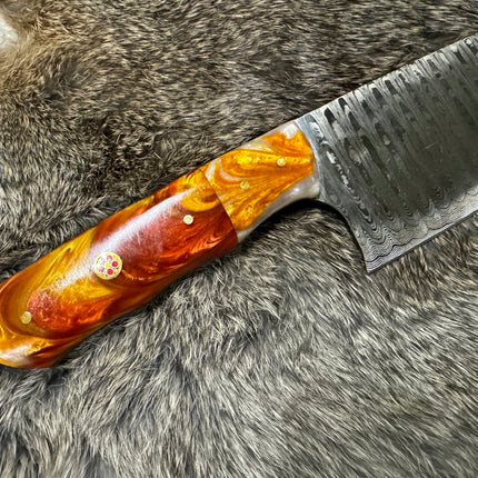 Damascus Steel Custom Chef Knife TK-104