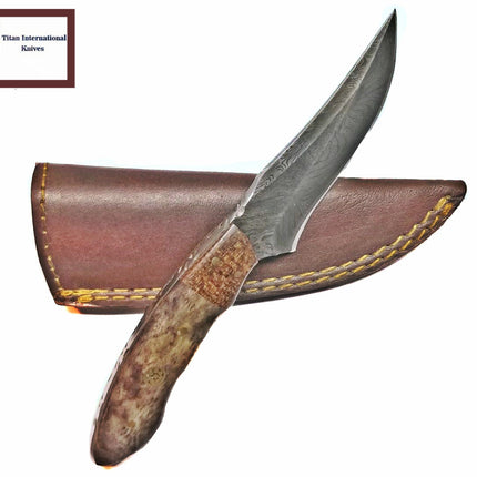 Damascus Skinning Knife TD-171