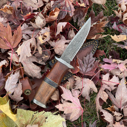 Ironwood Stalker TK-214 Damascus steel knife