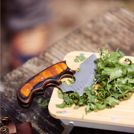 Custom Alaskan Ulu style blade, perfect for outdoors and indoor use TD-315