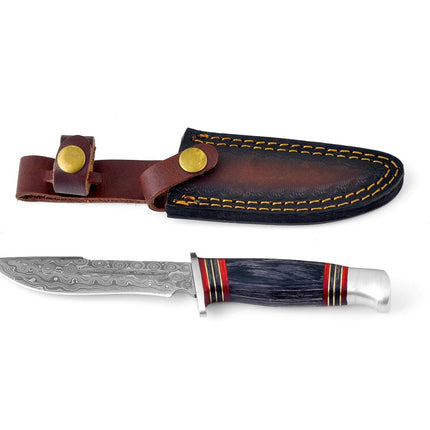 Damascus Steel Utility & Camping Knife TK-163