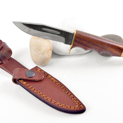 Handmade Carbon Steel Utility/Camping Knife Nomad's Companion TC-101