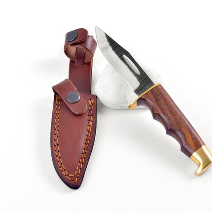 Handmade Carbon Steel Utility/Camping Knife Nomad's Companion TC-101