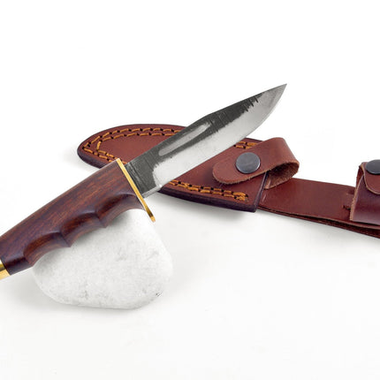 Handmade Carbon Steel Utility/Camping Knife Nomad's Companion TC-101