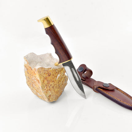Handmade Carbon Steel Utility/Camping Knife Nomad's Companion TC-101