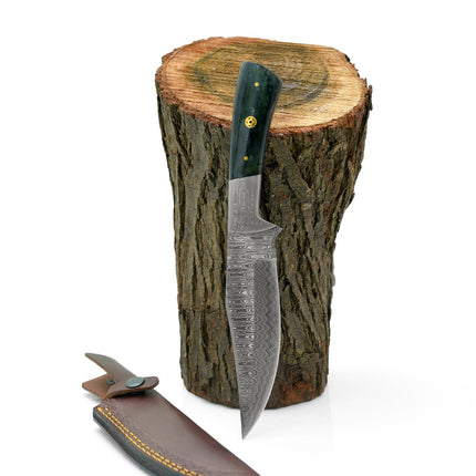 Hand Forged Damascus Knife, HUNTING KNIFE TD-193