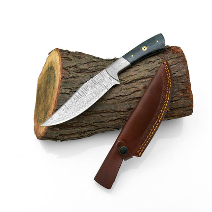 Hand Forged Damascus Knife, HUNTING KNIFE TD-193