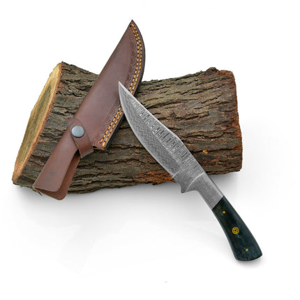 Hand Forged Damascus Knife, HUNTING KNIFE TD-193