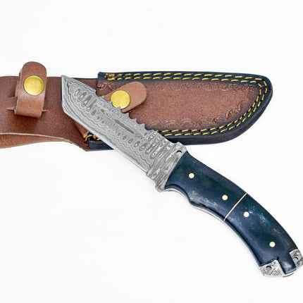 TD-039XM Damascus Steel Tanto Knife