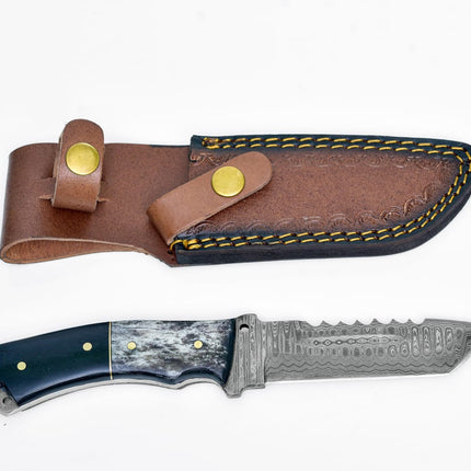 TD-039XM Damascus Steel Tanto Knife