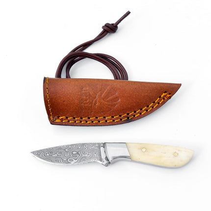 Damascus Steel Neck Knives TK-093