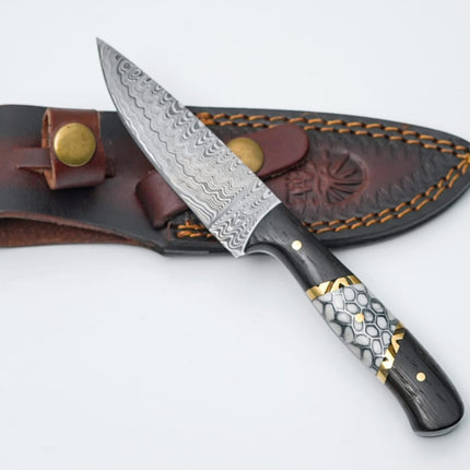 HexForge Damascus Utility Knife - TK-526