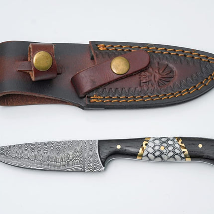 HexForge Damascus Utility Knife - TK-526